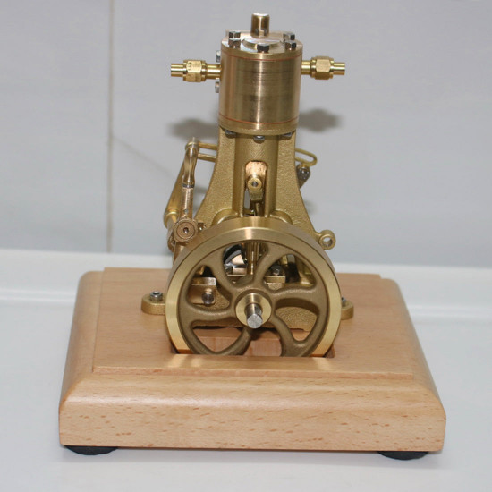 1.85cc single-cylinder double acting vertical steam engine with 200ml boiler model