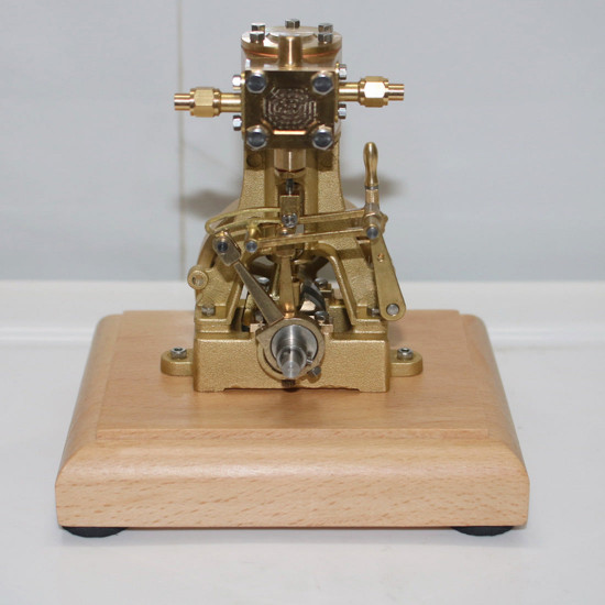 1.85cc single-cylinder double acting vertical steam engine with 200ml boiler model