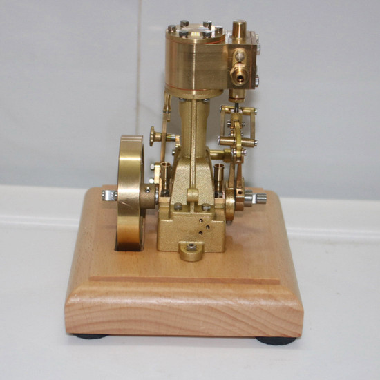 1.85cc single-cylinder double acting vertical steam engine with 200ml boiler model