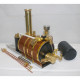 1.85cc single-cylinder double acting vertical steam engine with 200ml boiler model