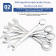 10-in-1 mini cr-v tork wrench set for model engine enthusiasts builder repair tools