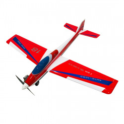 1080mm wingspan gas powered aerobatic 3a stunt airplane balsa wooden airplane model arf with sh18 nitro engine - red