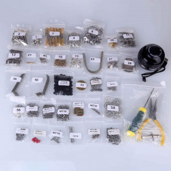 1636pcs bluetooth wireless audio diy mechanical speaker  spider assembly kit
