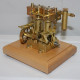 3.7cc two cylinder double acting steam engine model with 200ml steam boiler