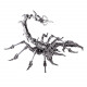 3d metal puzzle scorpion diy model kit detachable 3d jigsaw puzzles