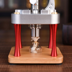 air-cooled metal vertical stirling engine with flywheel fan model education toy