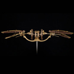 assembly metal solid wood 3d dynamic delicate mechanical mystery model aircraft  airplanes  kit for adult