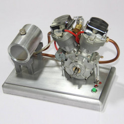 cison fg-vt9 v2 9cc four-stroke gasoline engine model with metal base fuel tank full set