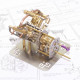 mini v4 brass steam engine model reverse gearbox (without boiler)