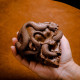skull & snake statue skull & snake statue