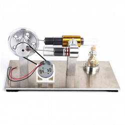 stirling engine model metal single cylinder external combustion generator model diy stem engine model