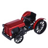 teching mini app rc tractor  metal romote control model tractor in red diy assembly kit educational toy gifts collection - enginediy