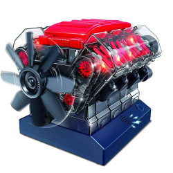 v8 combustion engine model building kit stem toy science experiment