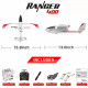 volantexrc 2.4g ranger400 wingspan glider rc airplane with xpilot gyro stabilizer - rtf